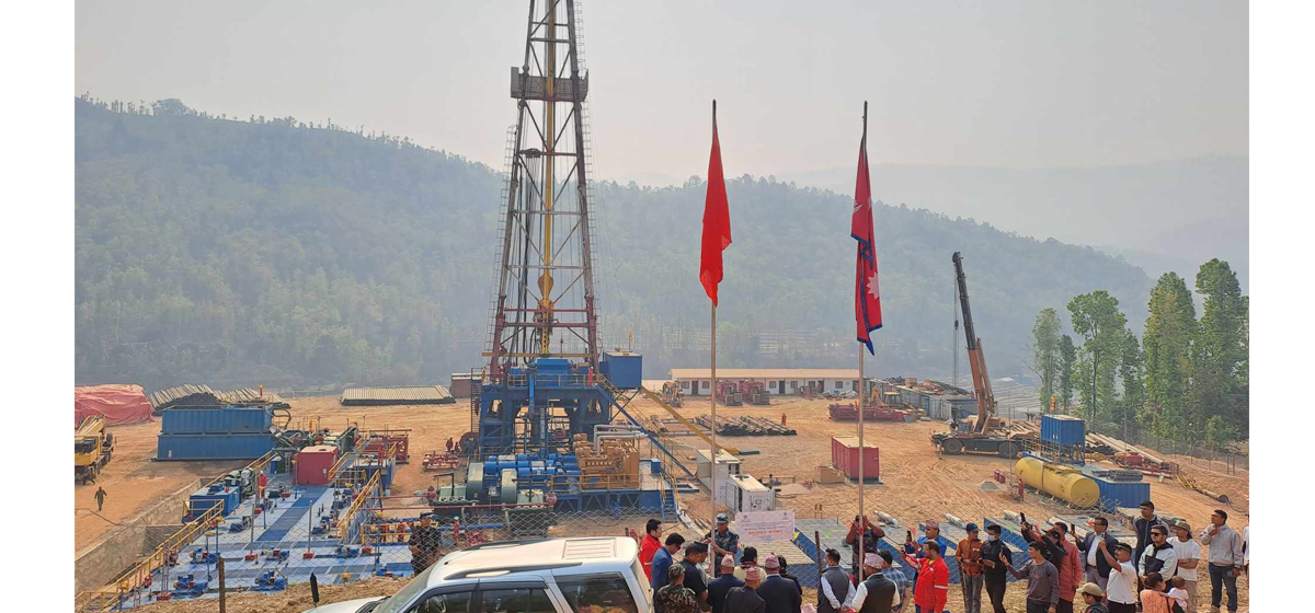 दैलेखमा पेट्रोलियम पदार्थको अन्वेषणमा , अब ७० मिटर मात्र खन्न बाँकी