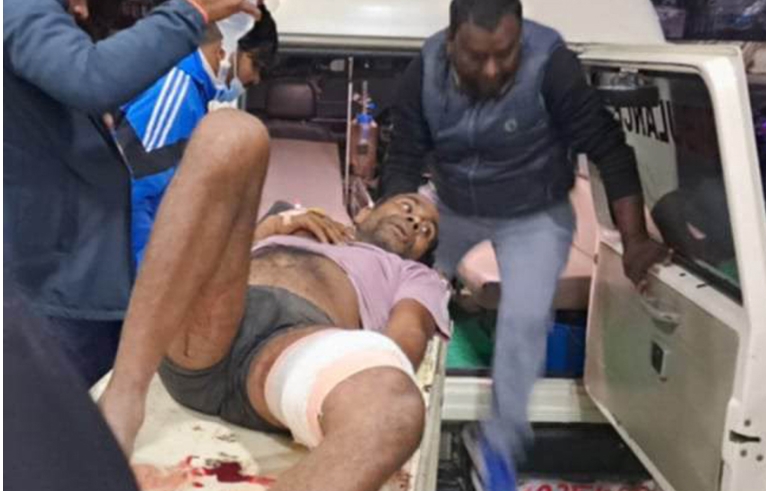 पश्चिम नवलपरासीमा प्रहरीको गोली लागेर एक जना घाइते