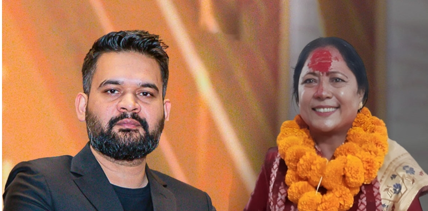 सांसद रेखा शर्माविरुद्धका कागजात आयोगमा बुझाउँदै काठमाडौं महानगर