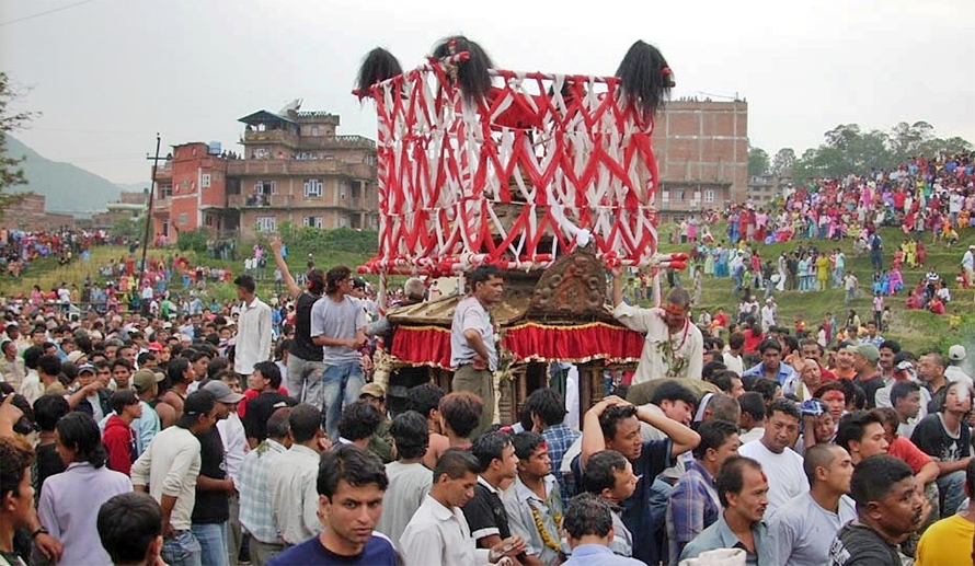 तीनदिनसम्म बनेपामा चण्डेश्वरी जात्रा मनाइँदै