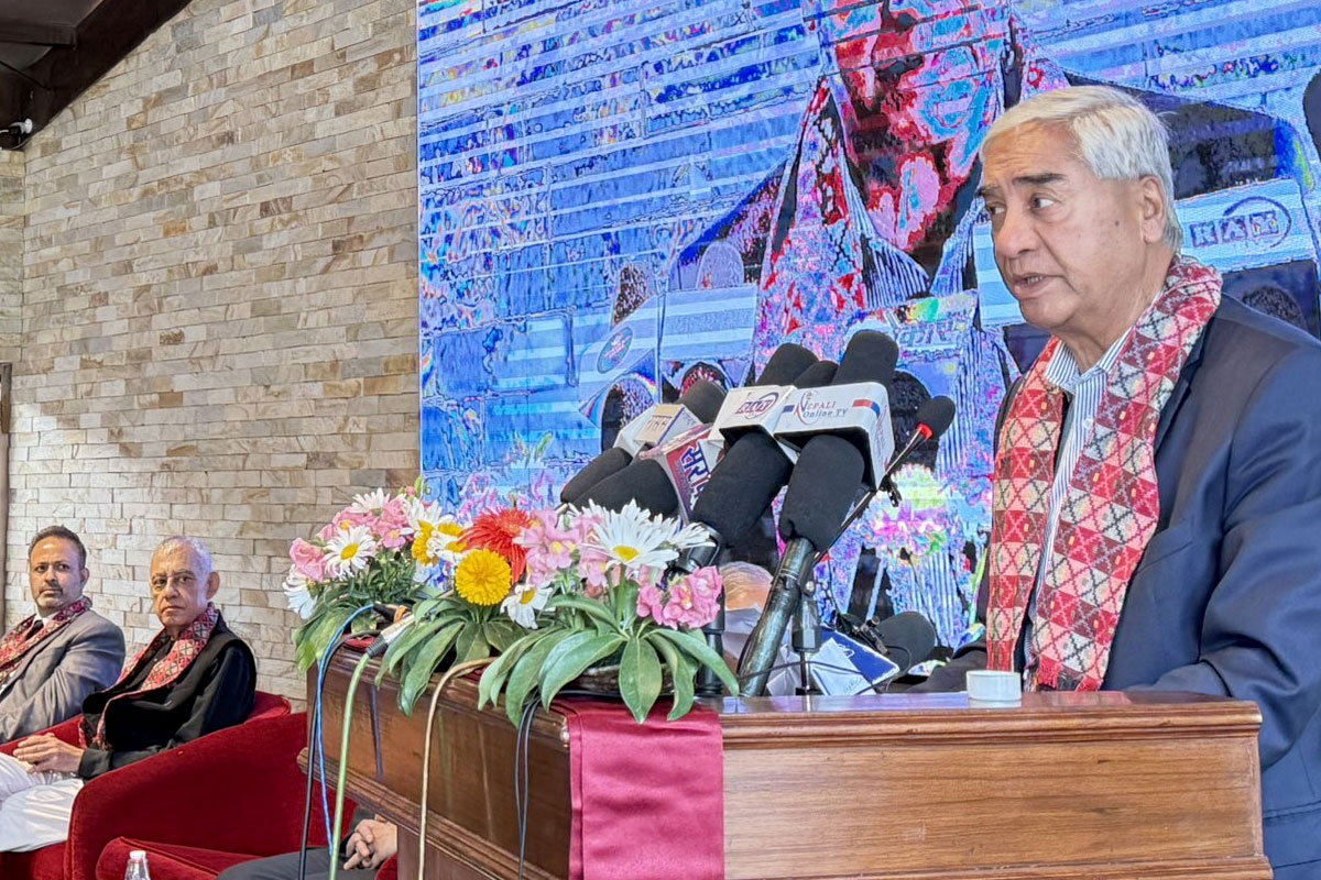 नेपालको भूमि चीनविरुद्ध प्रयोग हुँदैन— देउवा