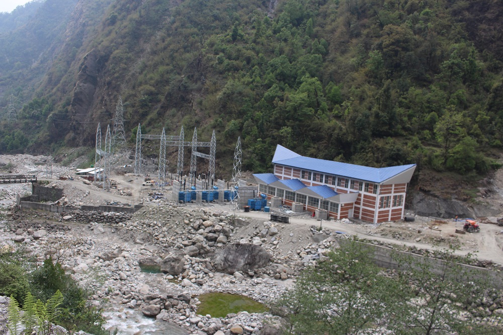 २१ दशमलव तीन मेगावाट क्षमताको ठूलोखोला जलविद्युत् आयोजना अन्तिम चरणमा