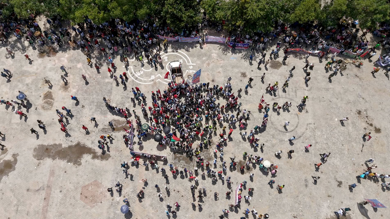 राजावादीको प्रदर्शनमा घुसपैठ भएको भन्दै दुई पक्राउ