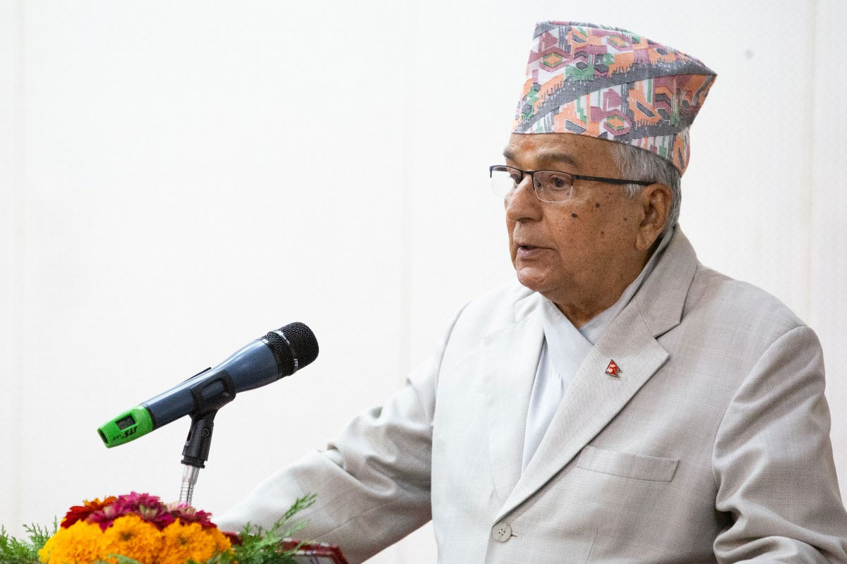 गलत सूचनाले जनतालाई दिग्भ्रमित पार्नसक्ने खतरा छ : राष्ट्रपति पौडेल