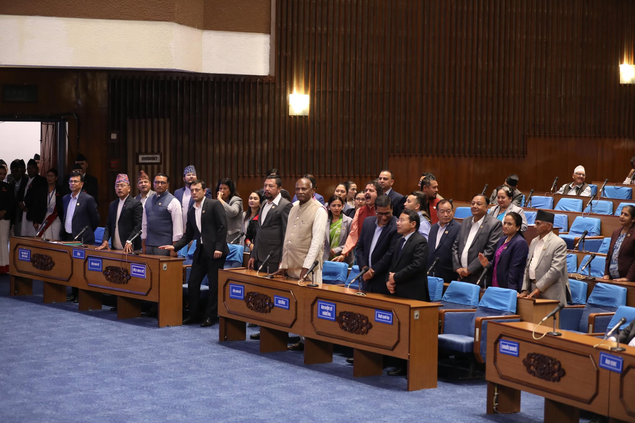 आजको संसद् अवरोध (तस्बिरहरू)