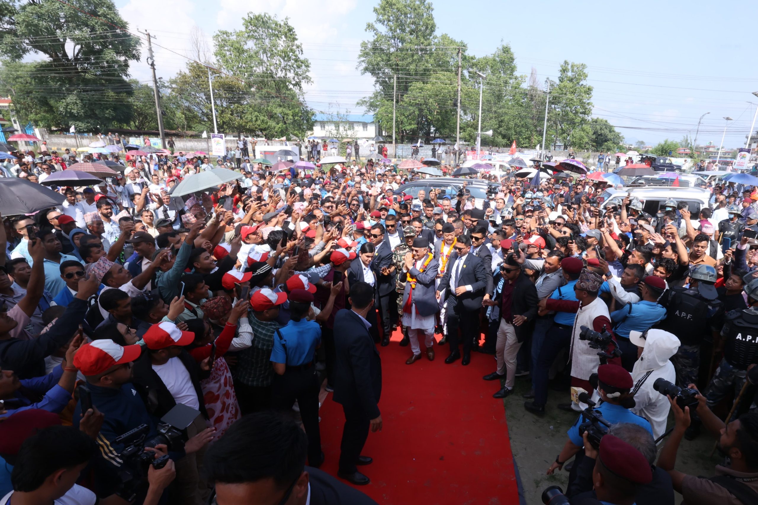 युवा संघको महाधिवेशन उद्घाटनका तस्बिर