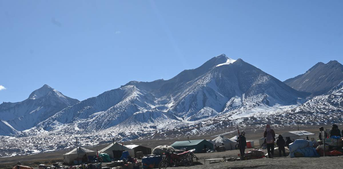 मुस्ताङमा हिउँ पर्ने याममा हिउँ नपर्दा…