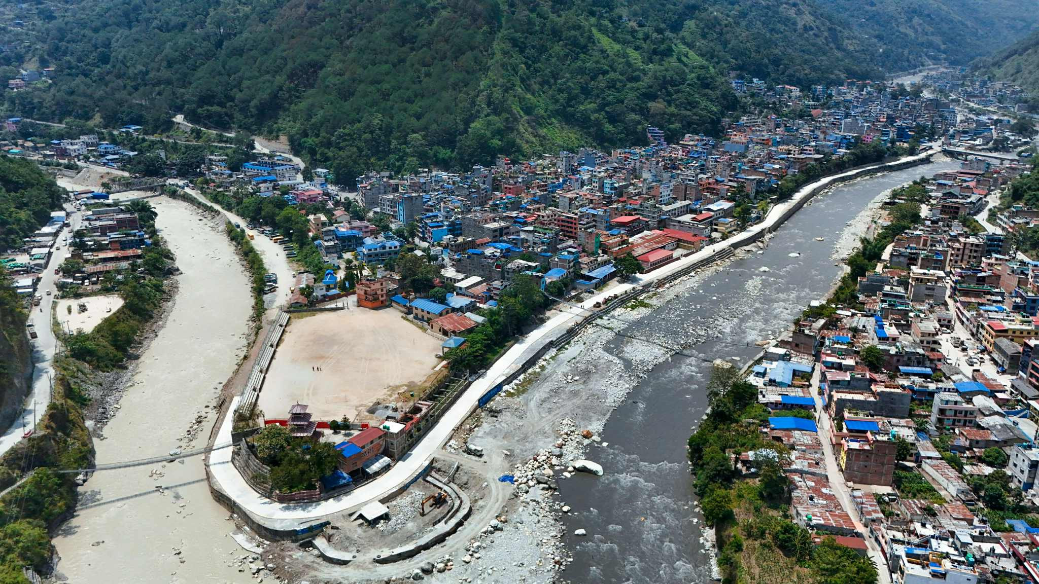 चक्रपथ स्तरोन्नतिपछि चिटिक्क देखियो बेनीबजार