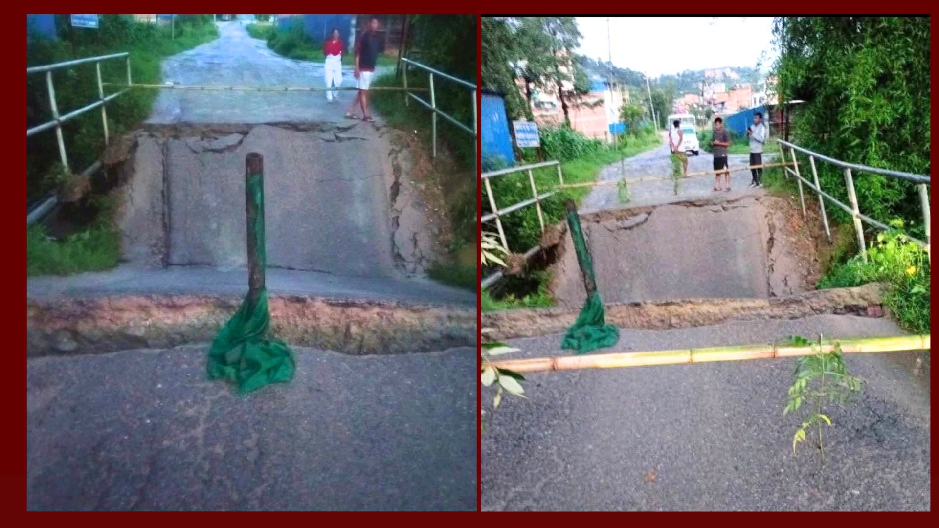 पुल भत्किदा बनेपा–नाला– भक्तपुर सडक खण्ड अवरुद्ध