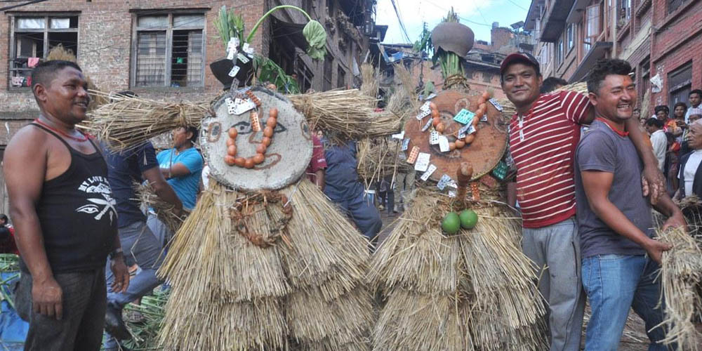 गाथामग चहे्र पर्व मनाउँदै नेवार समुदाय