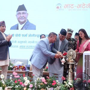 प्रधानमन्त्रीबाट शिक्षण अस्पतालको विस्तारित सेवा भवनको उद्घाटन
