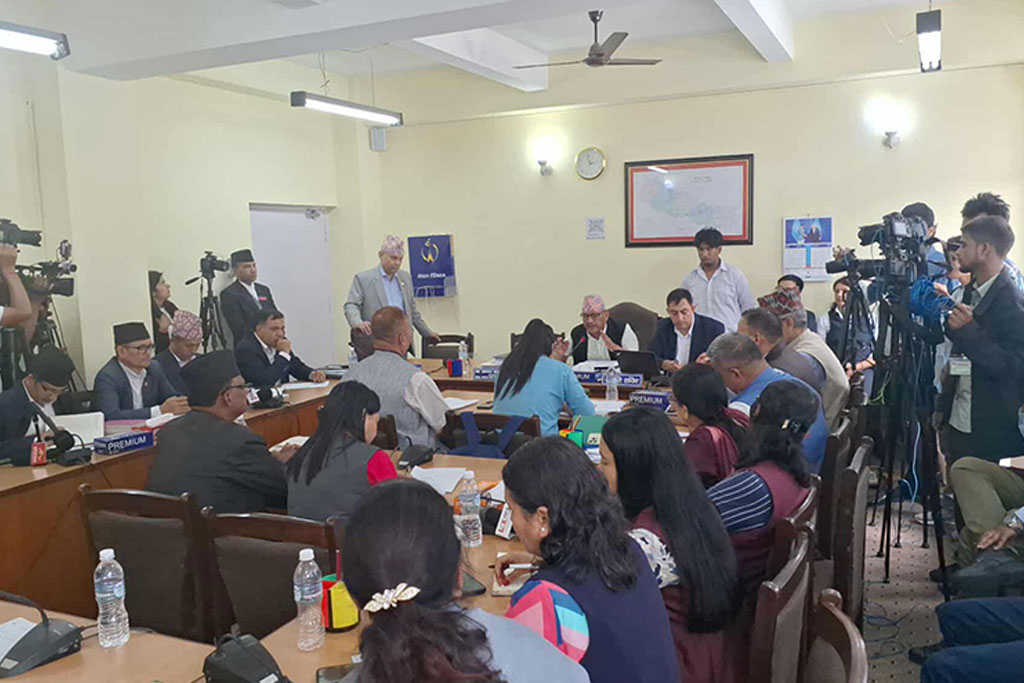 माओवादी सांसद्‌ले ह्वीप मान्दैनौं भनेपछि कांग्रेस सचेतकको नियमापत्ति