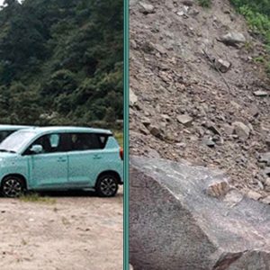 पहिरोले अरनिको राजमार्ग अवरुद्ध हुँदा मानसरोवरका तीर्थयात्रीको बिचल्ली