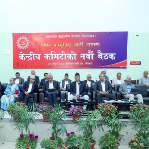 एमाले केन्द्रीय कमिटी बैठकः केन्द्रीय सदस्य र आयोग अध्यक्षले बोल्ने क्रम सकियो