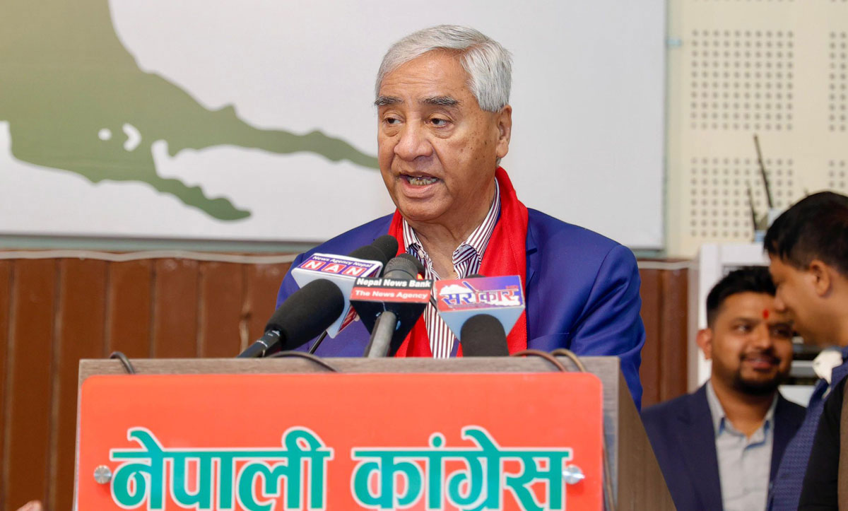कांग्रेसको नेतृत्वमा प्राप्त उपलब्धिको रक्षा र कार्यान्वयन गर्न  पार्टी दृढ: सभापति देउवा