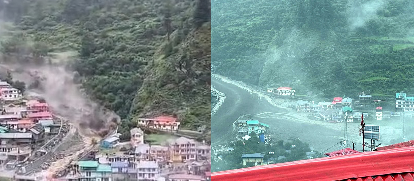 उत्तरकाशीमा बाढीको वितण्डा, चारको मृत्यु, ५० भन्दा बढी बेपत्ता