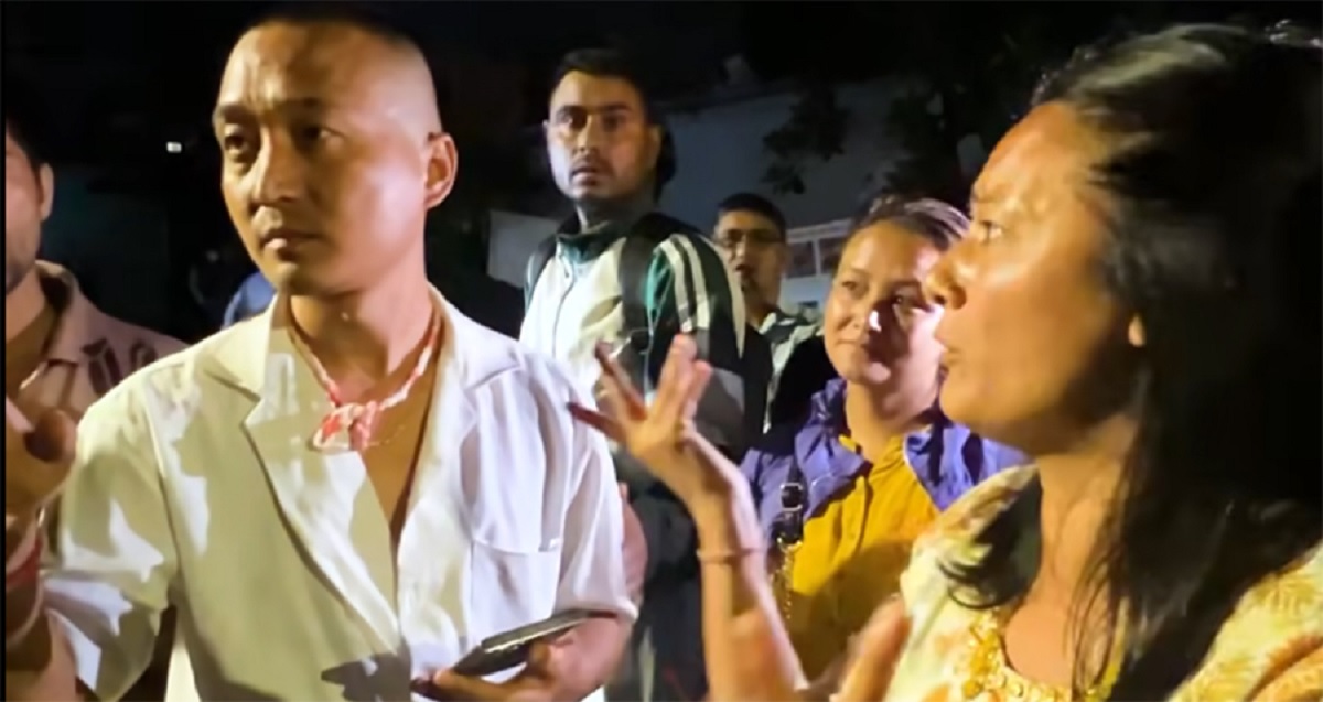 मन्त्री छनोटप्रति असन्तुष्टि, प्रधानमन्त्री कार्कीको राजीनामा माग्दै सुदन गुरुङ समूहको बालुवाटारमा प्रदर्शन