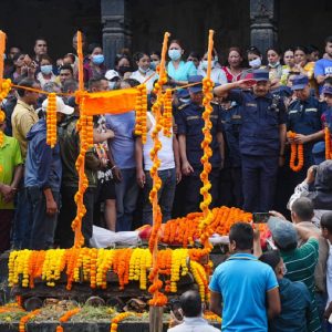 जेनजी प्रदर्शनमा मृत चार युवाको पशुपति आर्यघाटमा अन्त्येष्टि