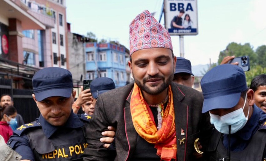 तीन दिनदेखि फरार निकोलस भुसाल पक्राउ, सार्वजनिक शान्तिमा खलल पुर्‍याएको आरोप