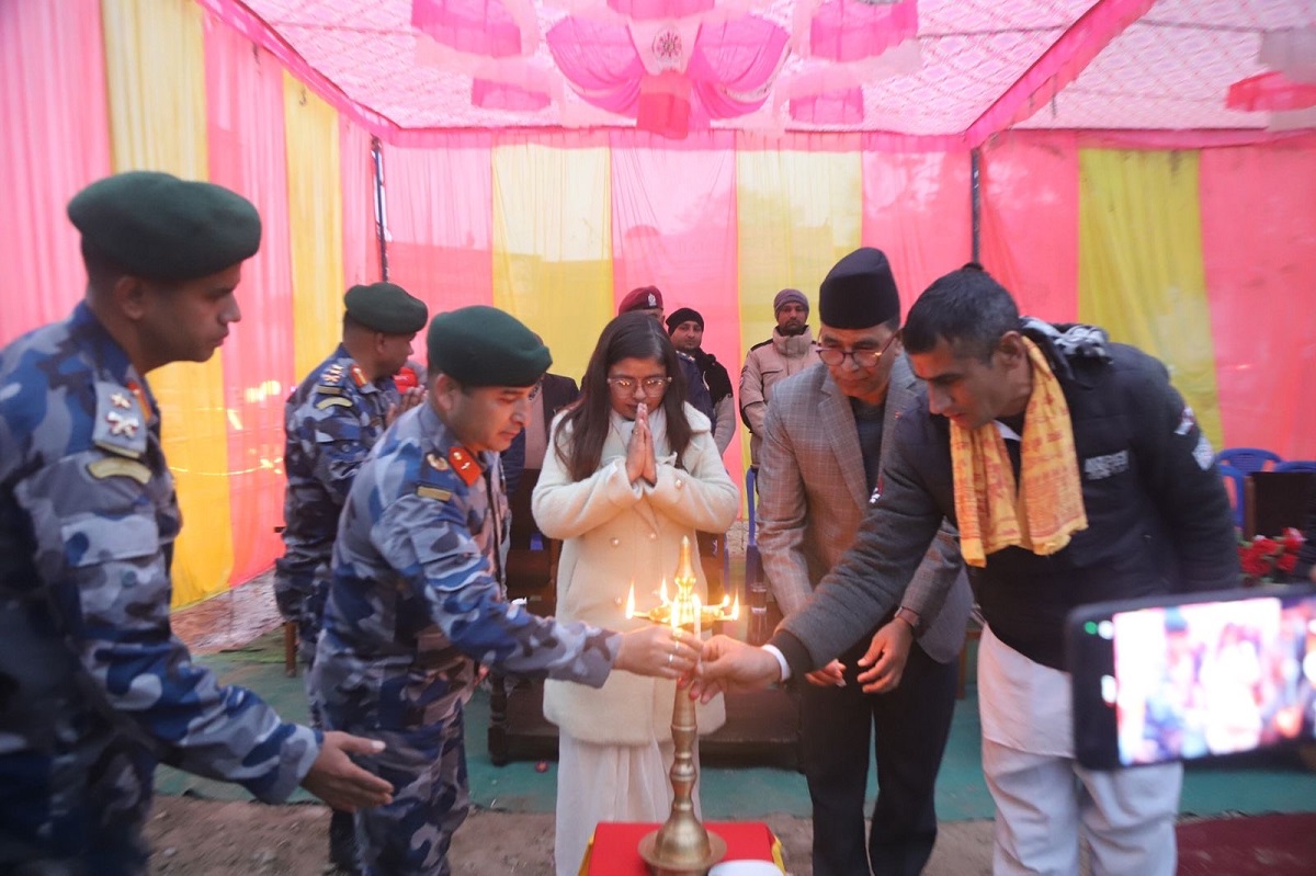 सशस्त्र प्रहरी दिवसको अवसरमा २५औँ झण्डा मार्च शुरु, पश्चिमबाट पूर्वतर्फ यात्रा